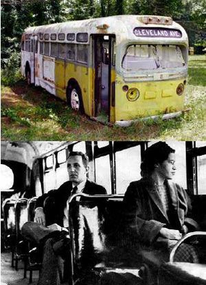 In 1955, a seamstress named Rosa Parks boarded a bus in downtown Montgomery.